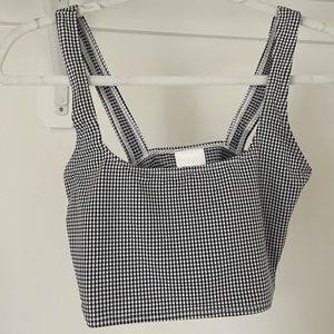 Rita Row Gingham Crop Top